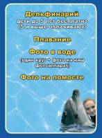 Банер дельфинарий НЕМО г. Анапа